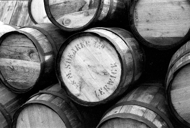 J&M Shearer barrels, Photo: Shetland Museum and Archives